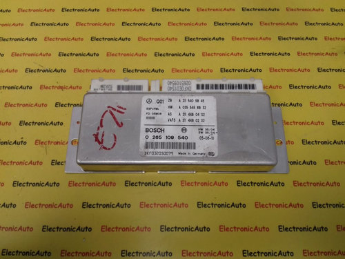 Calculator ESP PML Mercedes E Class, 0265109540, A2115405845