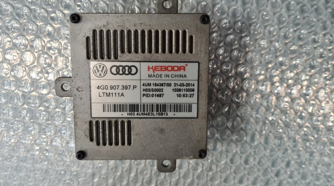 Calculator far Balast Xenon AUDI A6 4G C7 2014 2015 2016