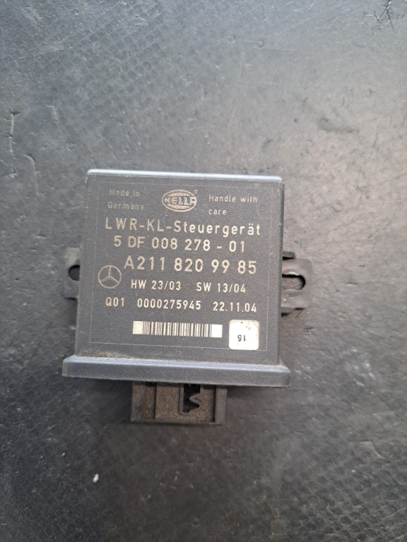 Calculator faruri adaptive Mercedes E-Class (2002->) [W211] - COD a211 820 99 85