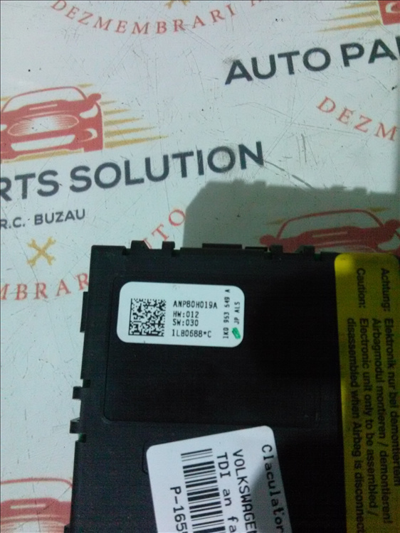 Calculator folie volan VOLKSWAGEN GOLF 5 1.9 TDI an fabr. 2007