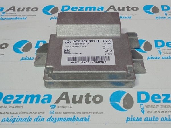 Calculator frana de mana 3C0907801B, Volkswagen Passat (3C2) 1.9 tdi (id:138458)