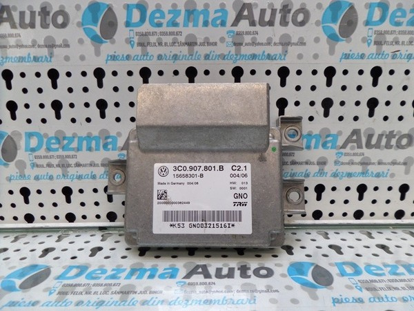 Calculator frana de mana, 3C0907801B, Vw Passat Variant (3C5), 2.0tdi, (id:134087)