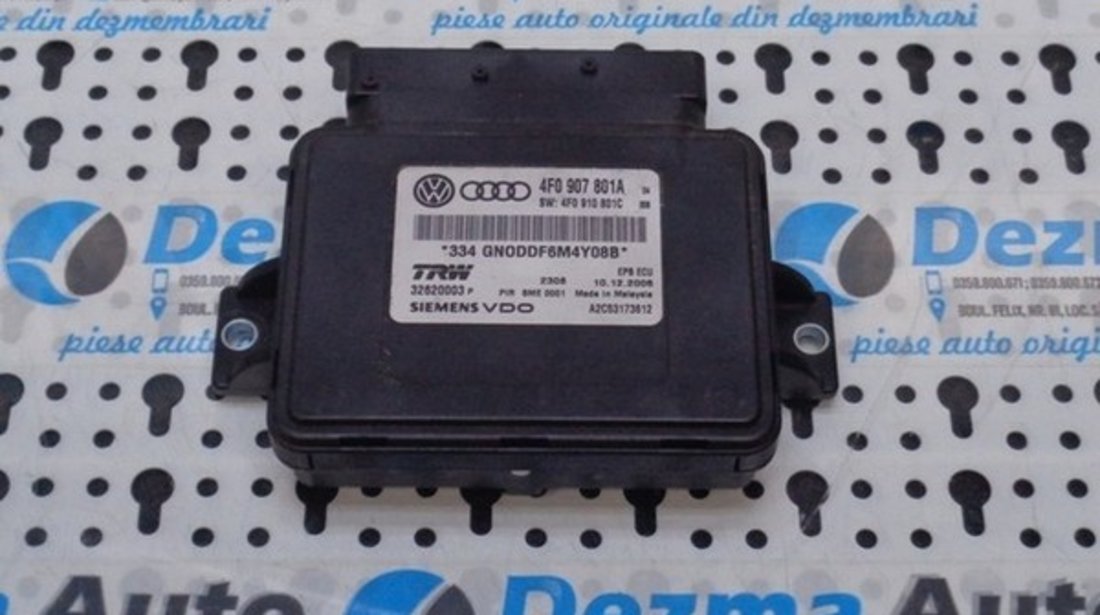 Calculator frana de mana, 4F0907801A, Audi A6 Allroad 3.0tdi