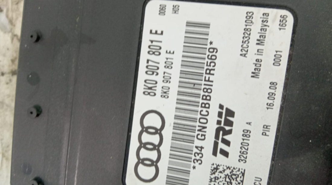 Calculator frana de mana 8k0907801e Audi A4 B8/8K [2007 - 2011] 2.0 tfsi CDNB