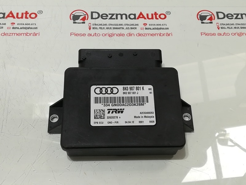 Calculator frana de mana 8K0907801K, Audi A5 (8T3) 2.0 tdi