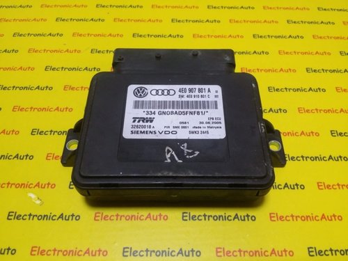 Calculator Frana De Mana Audi, 4E0907801A, 4E0910801C, 5WK32446,
