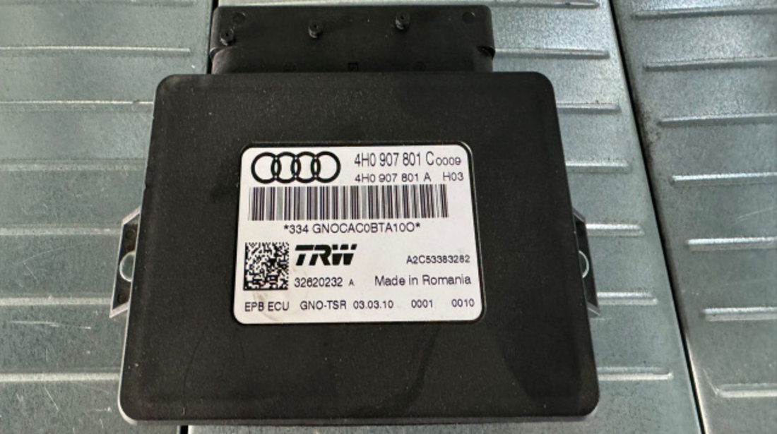 Calculator frana de mana Audi 4H0907801 4H0907801 Audi A8 D4/4H [2010 - 2014] Sedan 4.2 TDI quattro tiptronic (350 hp)