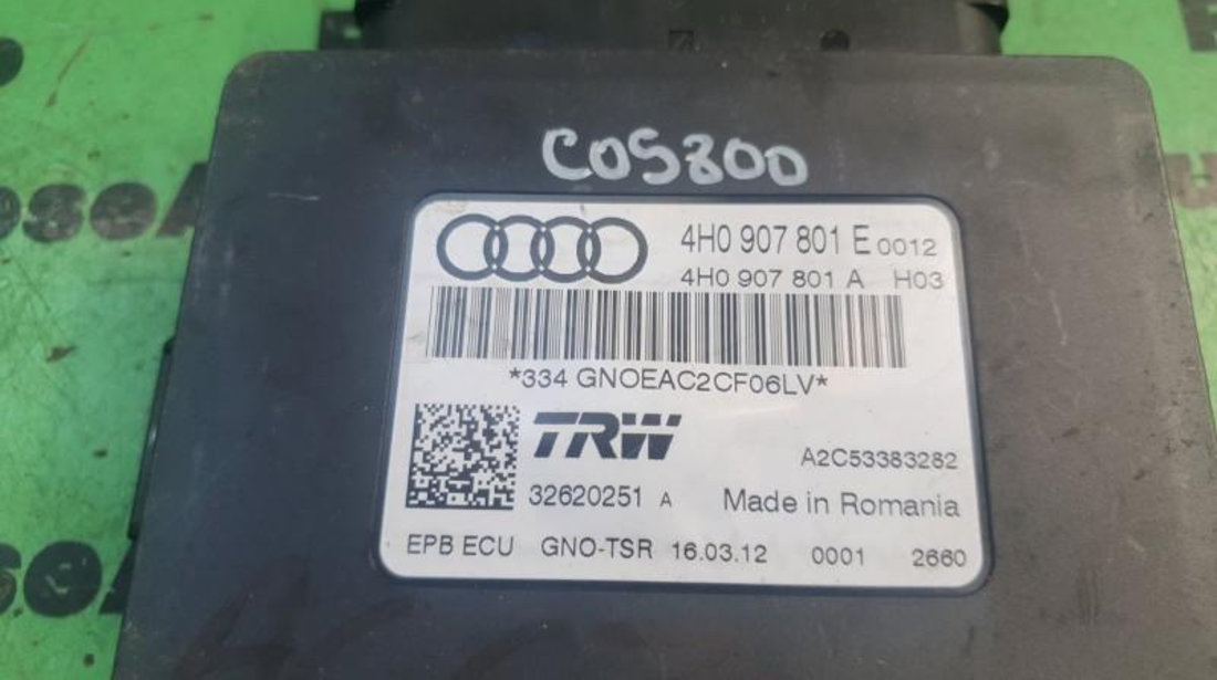 Calculator frana de mana Audi A6 (2010->) [4G2, C7] 4h0907801e