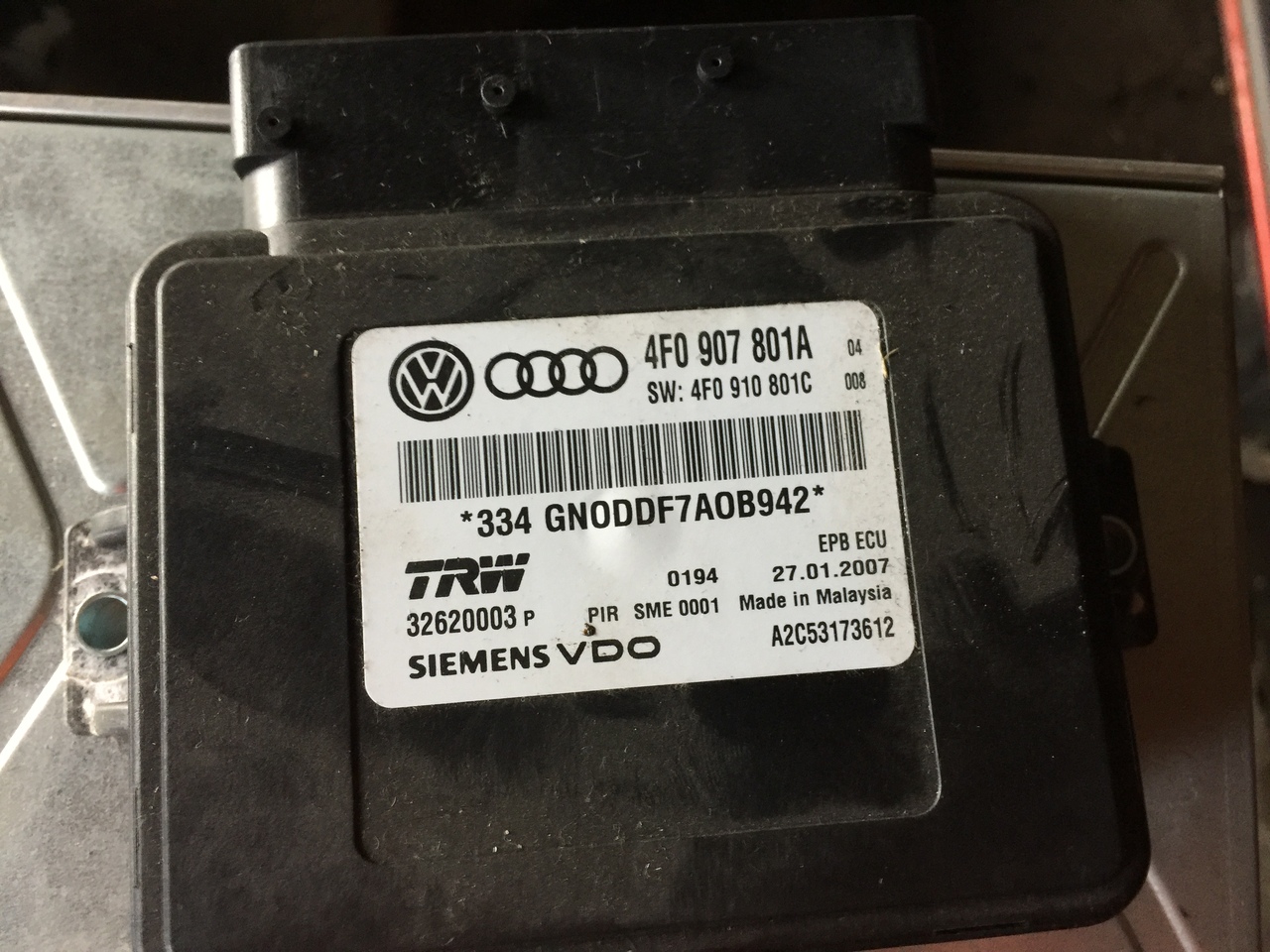 Calculator frana de mana AUDI A6 4F 2004 2005 2006 2007 2008
