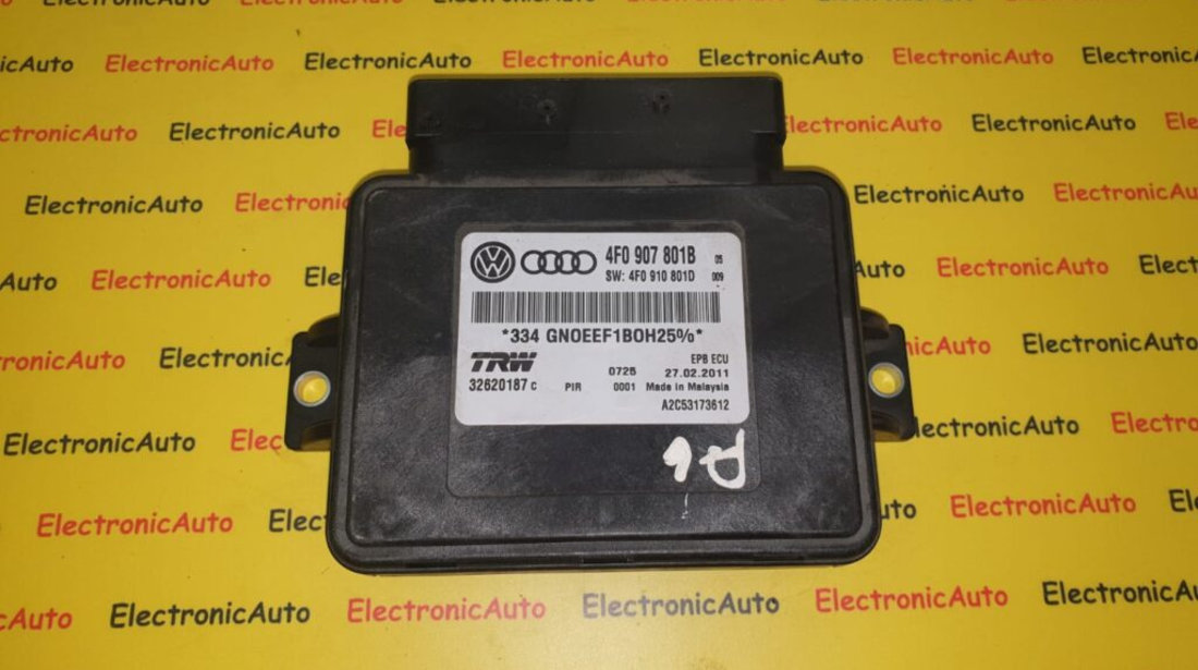 Calculator frana de mana Audi A6 4F0907801B