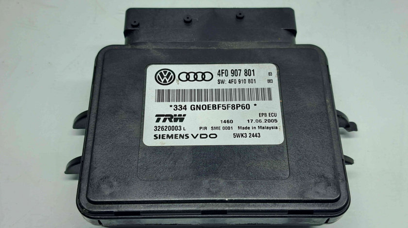 Calculator frana de mana Audi A6 (4F2, C6) [Fabr 2004-2010] 4F0907801