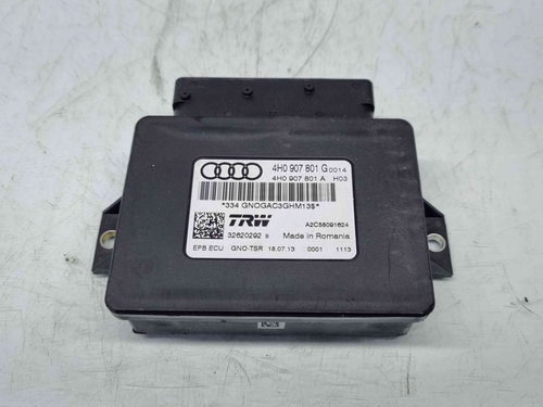 Calculator frana de mana Audi A6 (4G2, C7) [Fabr 2012-2017] 4H0907801G 2.0 TDI CGLC 130KW / 177CP