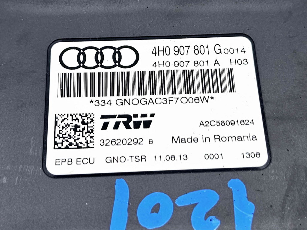 Calculator frana de mana Audi A6 (4G2, C7) [Fabr 2012-2017] 4H0907801G 2.0 TDI CGLC 130KW / 177CP 2.0 TDI CGLC 130KW / 177CP
