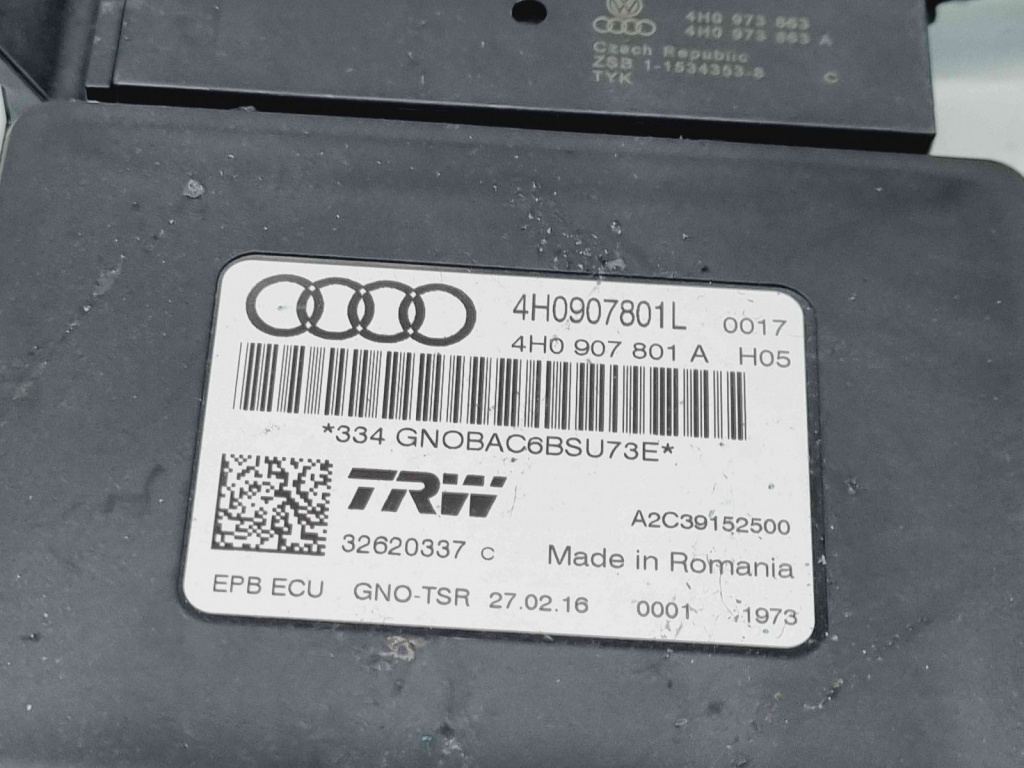 Calculator frana de mana Audi A6 (4GC, C7) Facelift S-line [Fabr 2012-2017] 4H0907801L 2.0 TDI CNHA 140KW / 190CP