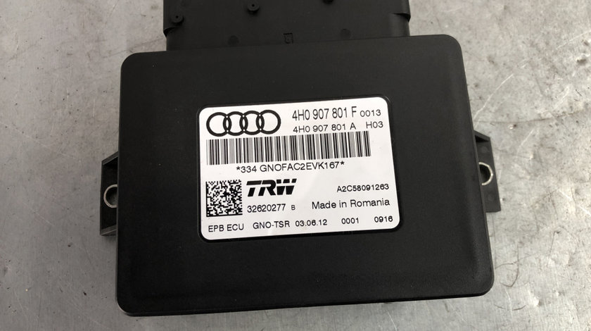 Calculator frana de mana Audi A6 C7 Avant 2.0 TDI Multitronic, 177cp sedan 2013 (4H0907801F)