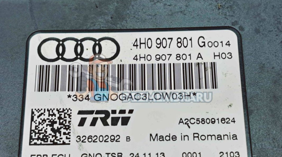 Calculator frana de mana Audi A7 Sportback (4GA) [Fabr 2011-2017] 4H0907801G