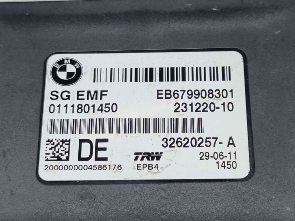 Calculator frana de mana Bmw 5 (F10) [Fabr 2011-2016] 32620257-A 2.0 N47 135KW / 184CP
