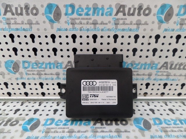 Calculator frana de mana, cod 4H0907801H, Audi A6 (4G2, C7) 3.0TDI, (id:175698)