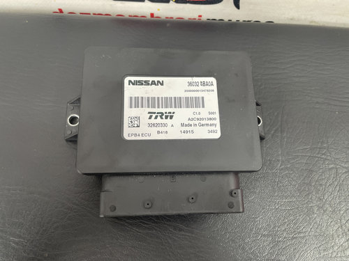 Calculator frana de mana Nissan Qashqai 1.5 DCi Tekna Manual Euro 6 sedan 2015 (360324BA0A)