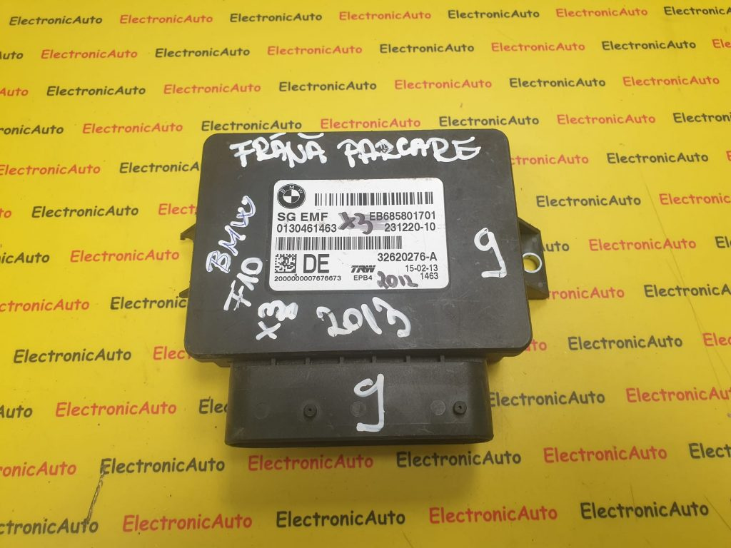 Calculator frana DE MANA TRW BMW X3 EB685801701 / SG EMF / SGEMF / 231220 10 / 23122010 / 32620276 A / 32620276AEB685801701 / SG EMF / SGEMF / 231220 10 / 23122010 / 32620276 A / 32620276A