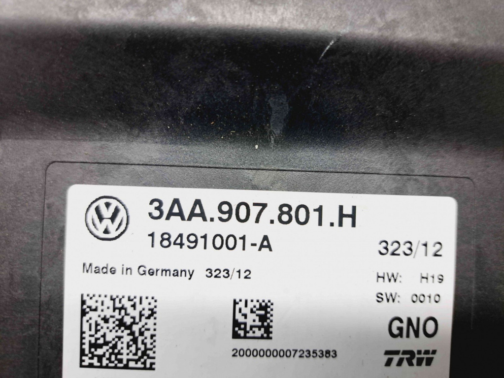 Calculator frana de mana Volkswagen Passat B7 (362) [Fabr 2010-2014] 3AA907801H 1.6 TDI CAYC 77KW / 105CP