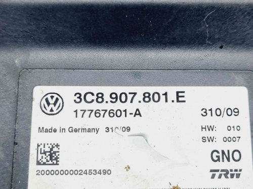 Calculator frana de mana Volkswagen Passat CC (357) [Fabr 2008-2012] 3C8907801E 2.0 TDI CBAB 103KW ...