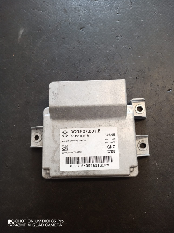 Calculator frana de mana , Volkswagen VW Passat B6 [2005 - 2010] wagon 5-usi 2.0 BlueTDI MT (143 hp) COD - 3C0907801E