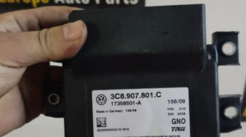 Calculator frana de mana Vw Passat B6 2.0 TDI cod motor CBB ,transmisie automata, an 2010 cod 3C8907801C