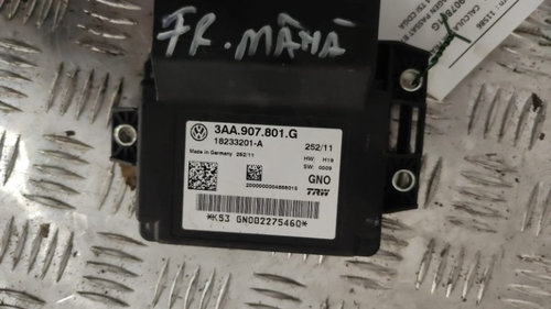Calculator frana de mana Vw Passat B7 1.4 TSI sedan 150hp / 110 Kw cod motor CDG, an 2013 cod 3AA907...