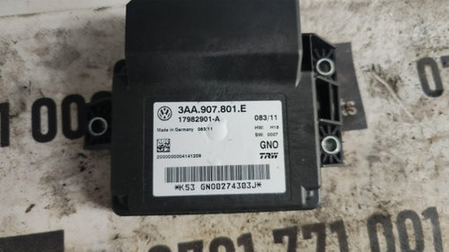 Calculator frana de mana Vw Passat B7 1.4 TSI sedan 160hp / 118 Kw cod motor CKM , an 2014 cod 3AA90...