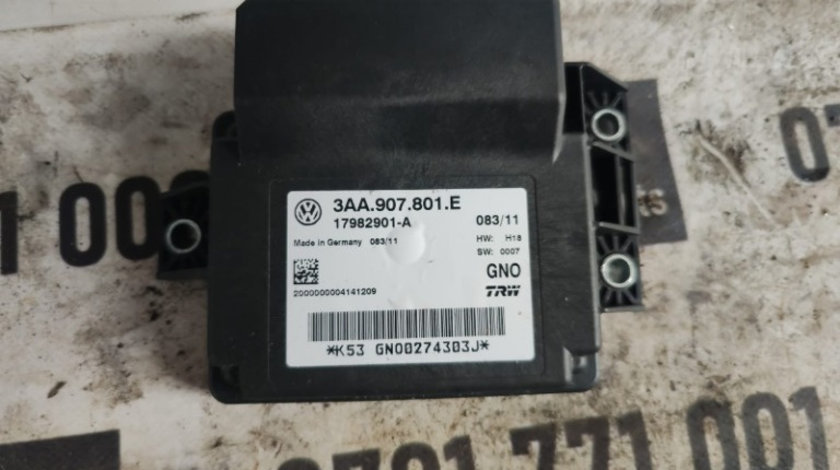 Calculator frana de mana Vw Passat B7 1.4 TSI sedan 160hp / 118 Kw cod motor CKM , an 2014 cod 3AA907801E