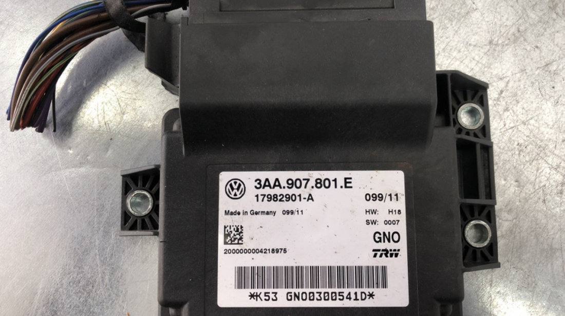 Calculator frana de mana VW Passat B7 2.0TDI, 170CP, CFG sedan 2012 (3AA907801E)