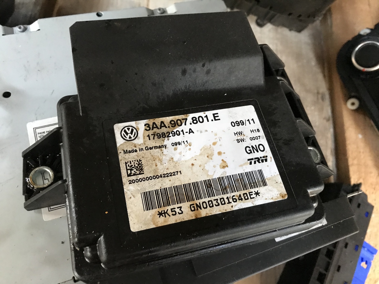 Calculator frana de mana Vw Passat B7 2011 2012 2013