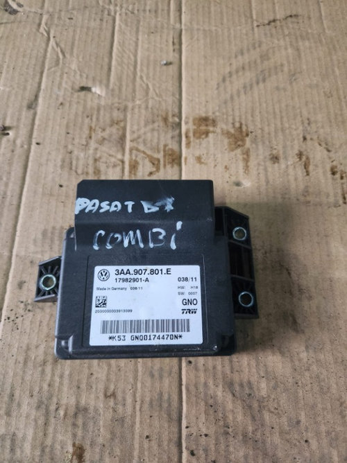 Calculator frana de mana Vw Passat B7 an de fabricatie 2012 Cod : 3AA907801E