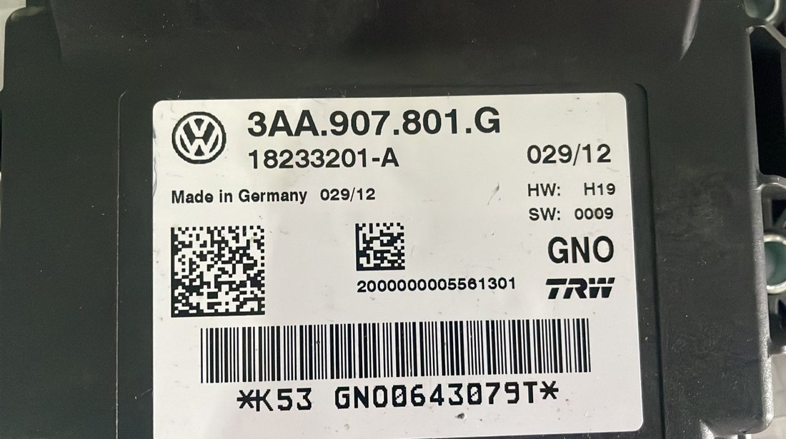 Calculator frana de mana VW Sharan 4motion din 2011 pana in 2016 cod: 3AA907801G