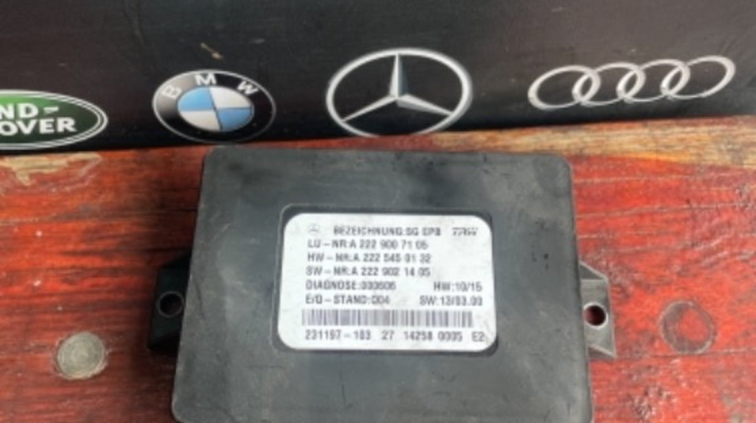 Calculator frana mâna Mercedes s class w222 cod a2229007105