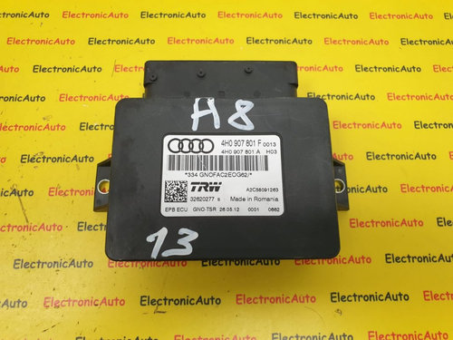 Calculator Frana mana Audi A6 A8 S8, 4H0907801F, 4H0907801A