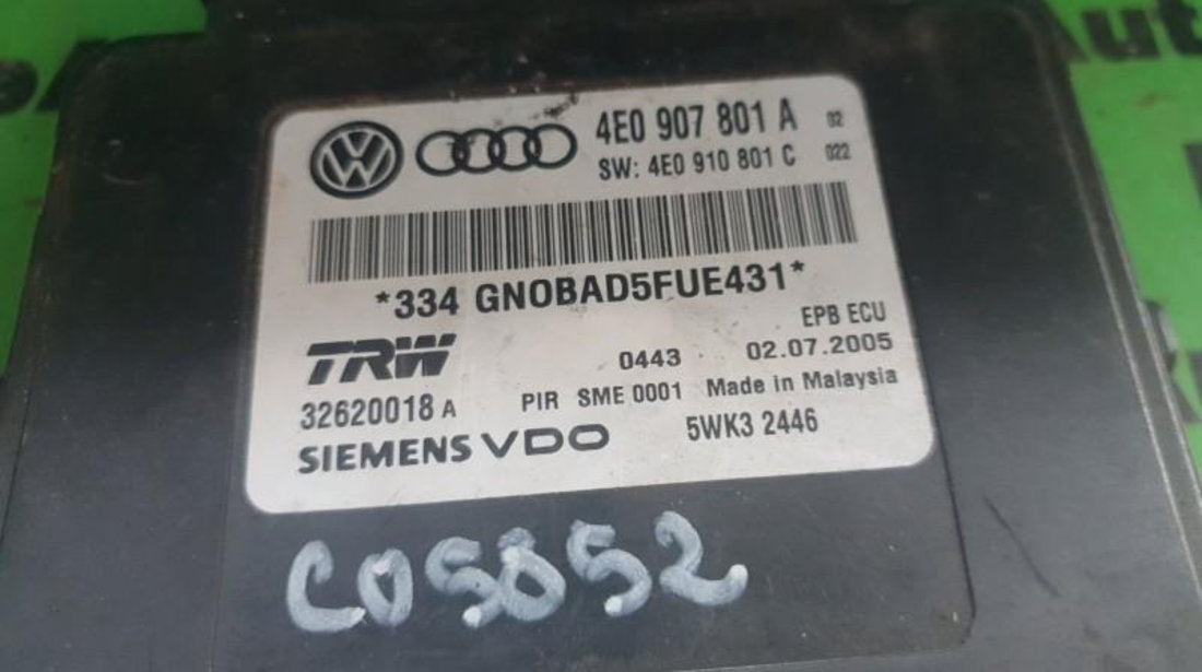 Calculator frana mana Audi A8 (2002-2009) [4E_] 4e0907801a