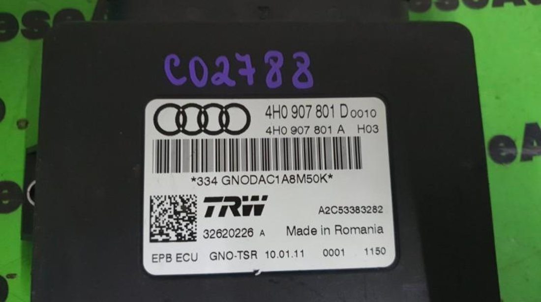 Calculator frana mana Audi A8 (2009->) [4H_] 4h0907801d