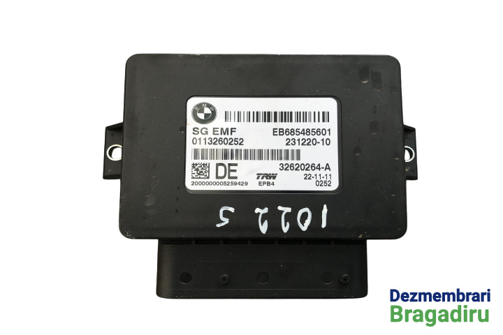 Calculator frana mana Cod: 231220-01 231220-01 BMW Seria 5 F11 [2009 - 2013] Touring wagon 520 d Steptronic (184 hp) Cod motor: N47T, Cod culoare: B90, Pachet M