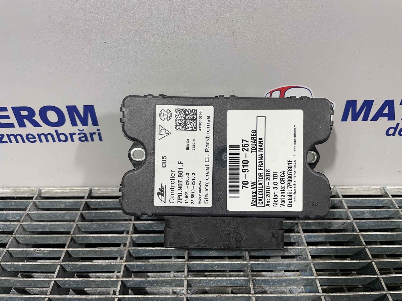 CALCULATOR FRANA MANA VW TOUAREG TOUAREG 3.0 TDI - (2010 2018)