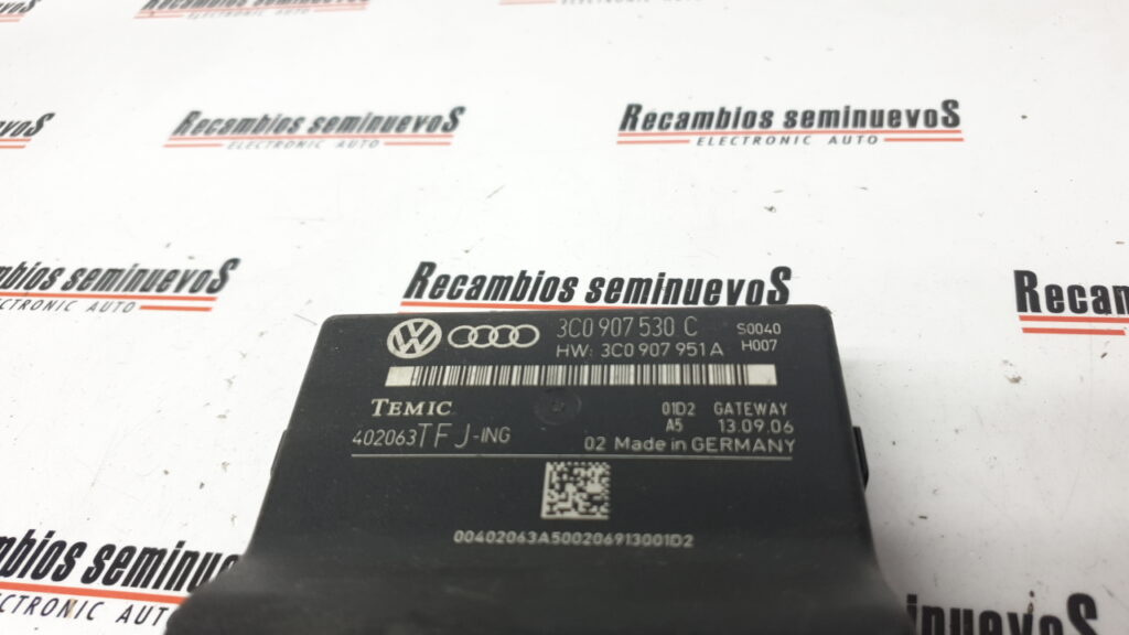 Calculator GATEWAY TEMIC VOLKSWAGEN PASSAT 3C0 907 530 C / 3C0907530C / 3C0 907 951 A / 3C0907951A3C0 907 530 C / 3C0907530C / 3C0 907 951 A / 3C0907951A