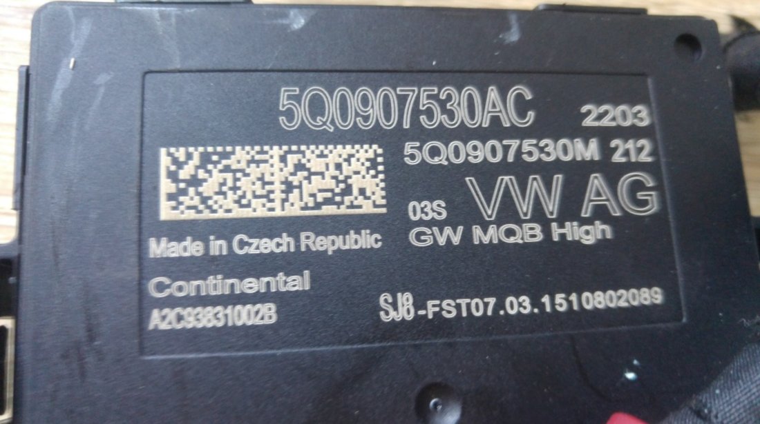 Calculator gateway vw passat b8 5q0907530ac