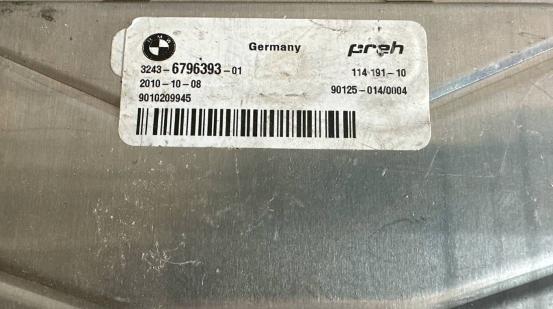 Calculator HSR Caseta directie spate 6796393 BMW Seria 6 F13 Coupe 650i N63N (YM92)