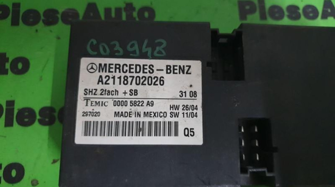 Calculator incalzire scaun Mercedes E-Class (2002->) [W211] a2118702026