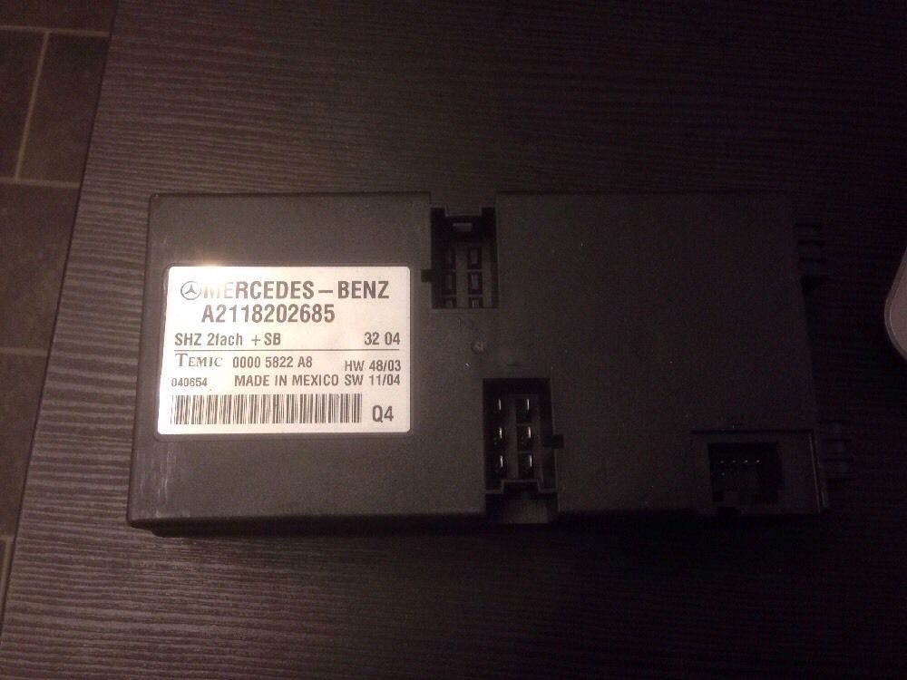 Calculator incalzire scaun Mercedes E CLASS W211, A2118202685