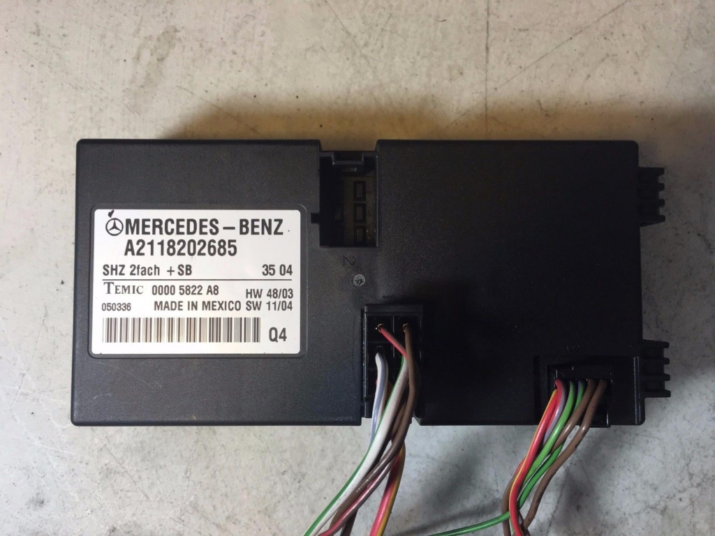 Calculator incalzire scaun Mercedes W211,W219 A2118202685