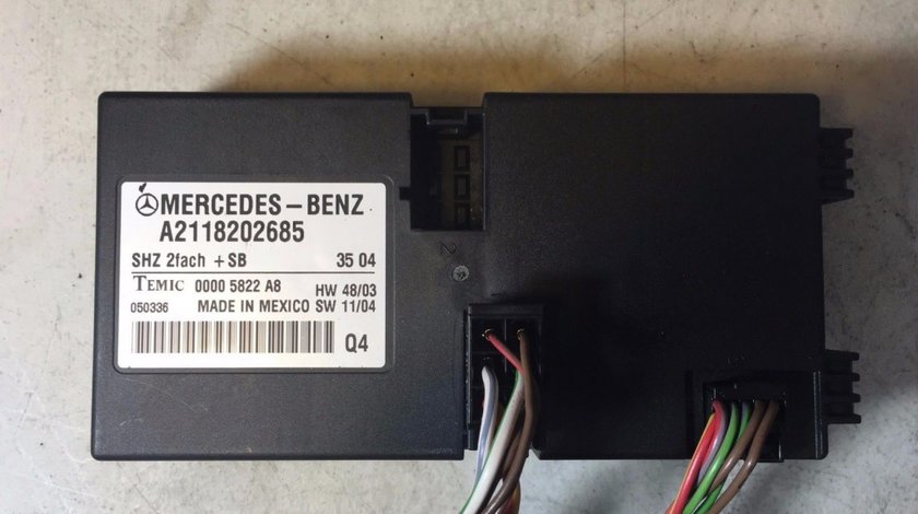 Calculator incalzire scaun Mercedes W211,W219 A2118202685