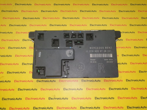 Calculator inchidere centralizata BOSCH MERCEDES-BENZ Class E 219 820 07 26 / 2198200726 / 0000 5030...