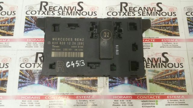 Calculator inchidere centralizata MERCEDES-BENZ VITO 6398201226 / ZGS0016398201226 / ZGS001